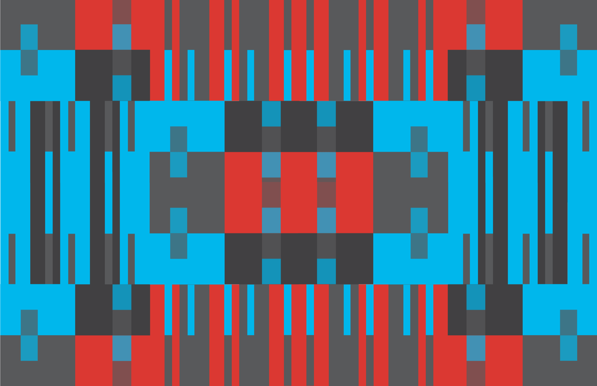 Red, Blue and Grey Abstract pattern