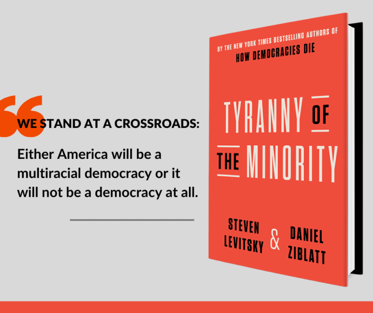Book cover of Tyranny of the Minority. 